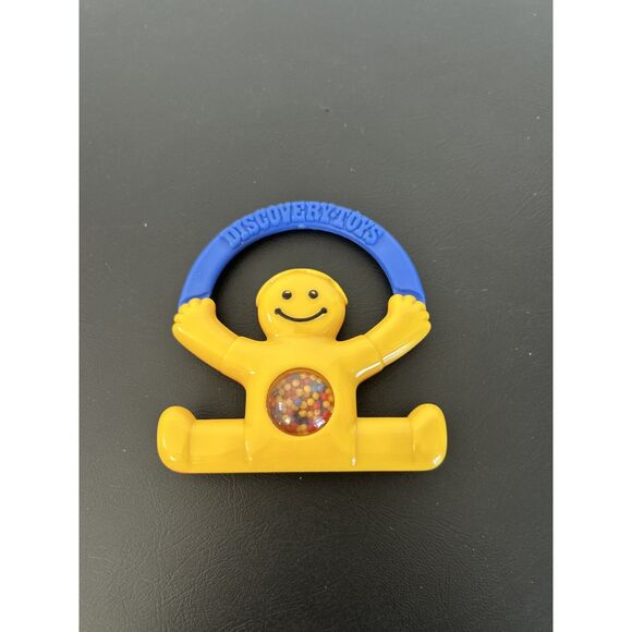 discovery toy Other - Vintage 1990s Discovery Toys Red Blue Happy Arch Rattle Baby Developmental Toy